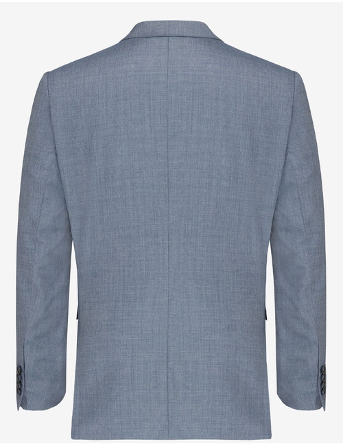 Klassieke blazer in scheerwol met moderne pasvorm