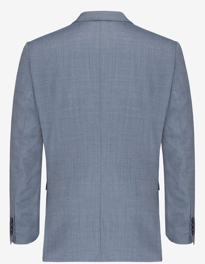 Klassieke blazer in scheerwol met moderne pasvorm