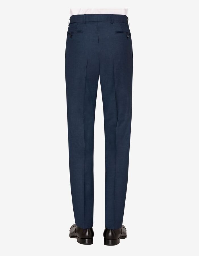 Kostuumbroek in scheerwol met moderne pasvorm