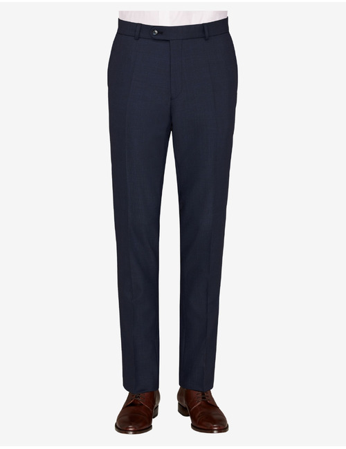 Kostuumbroek in scheerwol met moderne pasvorm