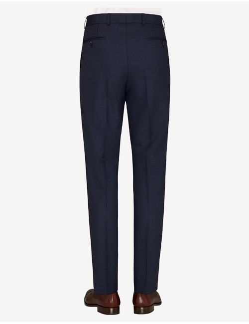 Kostuumbroek in scheerwol met moderne pasvorm