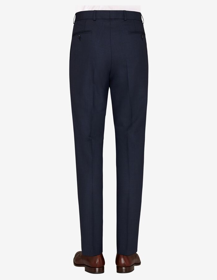 Kostuumbroek in scheerwol met moderne pasvorm