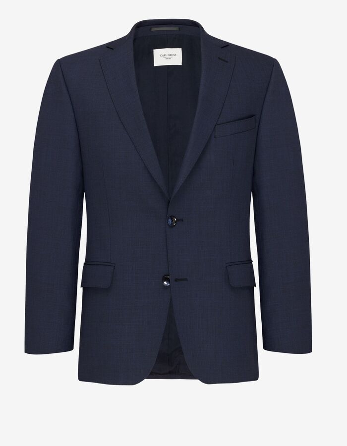 Kostuumvest in scheerwol met moderne pasvorm