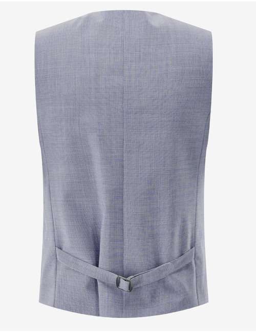 Kostuum gilet in scheerwol met moderne pasvorm