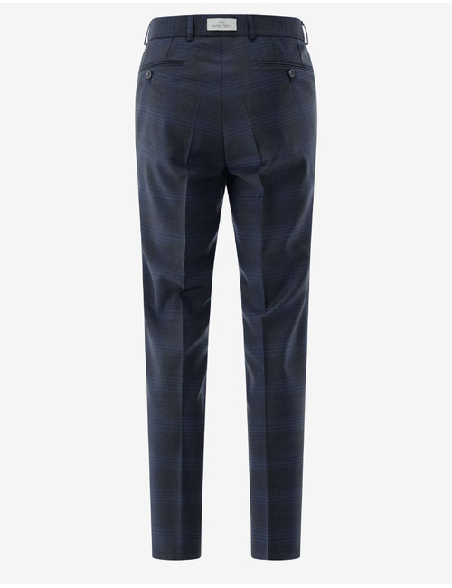 Kostuumbroek in scheerwol met moderne pasvorm