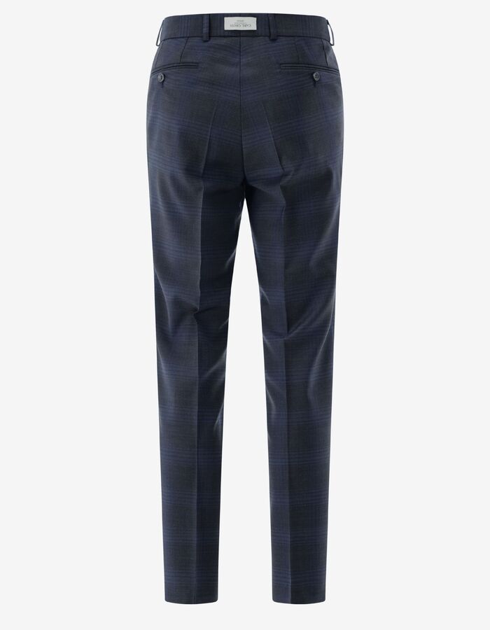 Kostuumbroek in scheerwol met moderne pasvorm