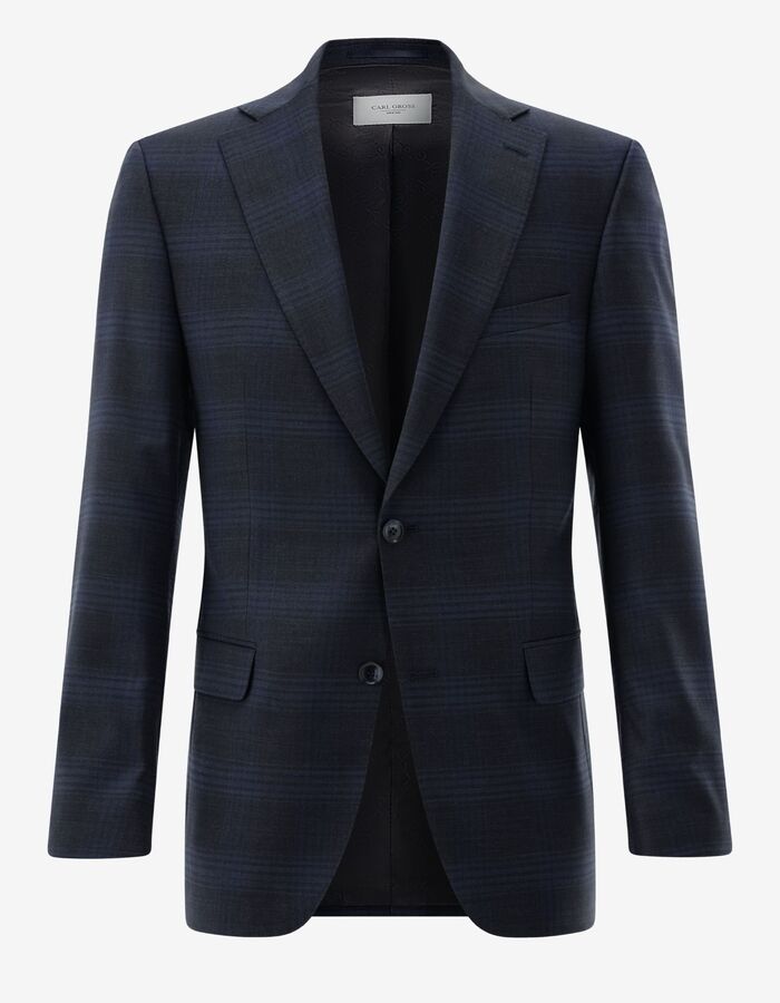 Kostuumvest in scheerwol met moderne pasvorm