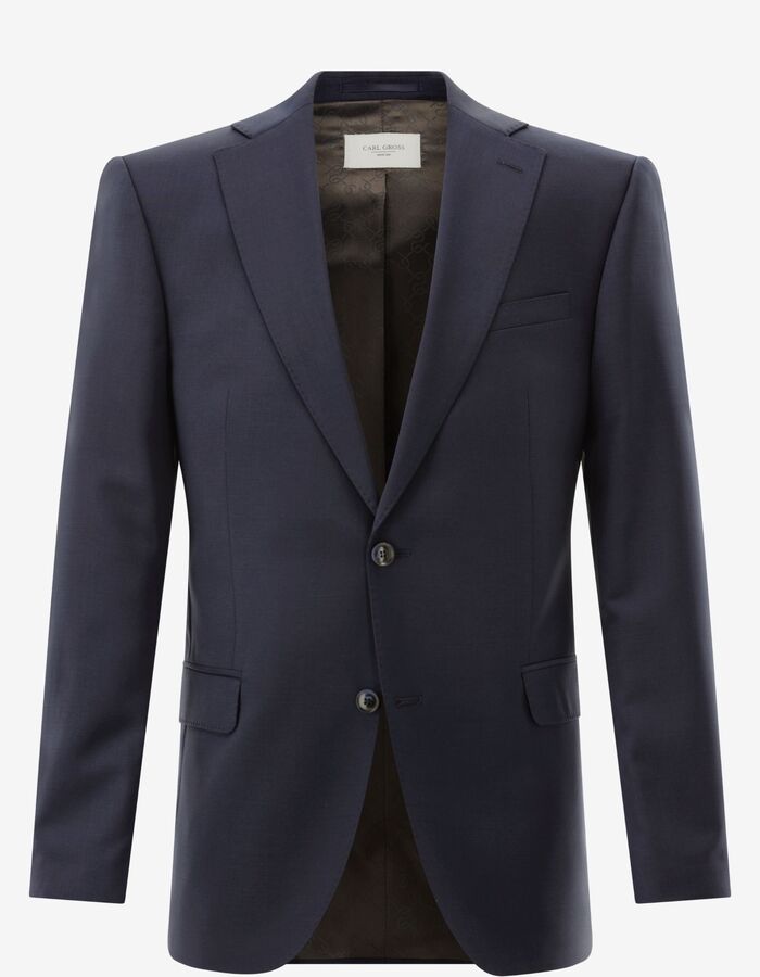 Kostuumvest in scheerwol met moderne pasvorm