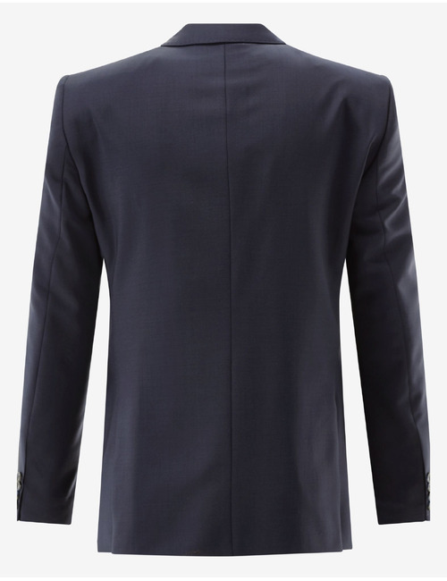 Kostuumvest in scheerwol met moderne pasvorm