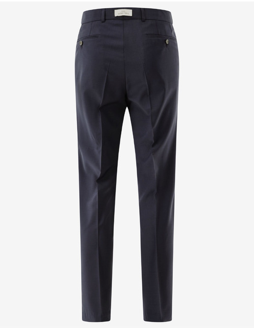 Kostuumbroek in scheerwol met moderne pasvorm