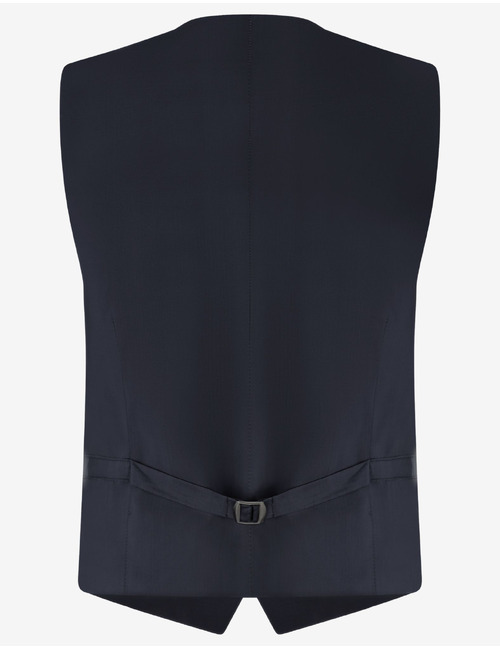 Kostuumgilet in scheerwol met moderne pasvorm