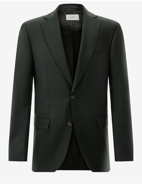 Kostuumvest in scheerwol met moderne pasvorm