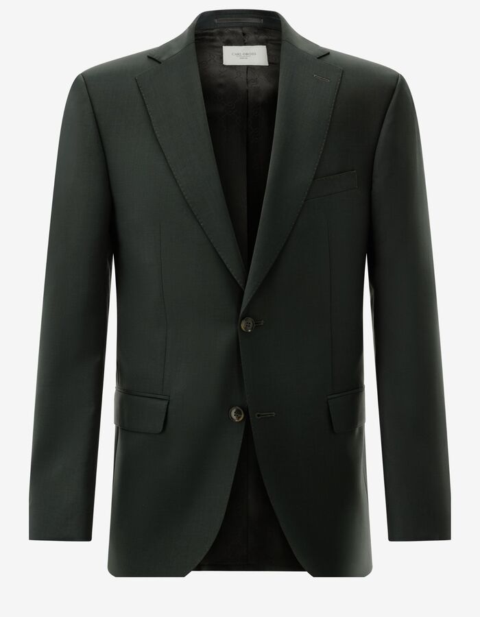 Kostuumvest in scheerwol met moderne pasvorm