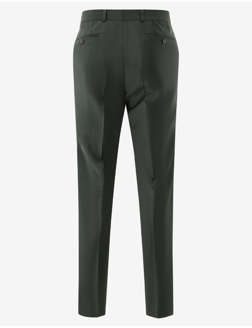 Kostuumbroek in scheerwol met moderne pasvorm