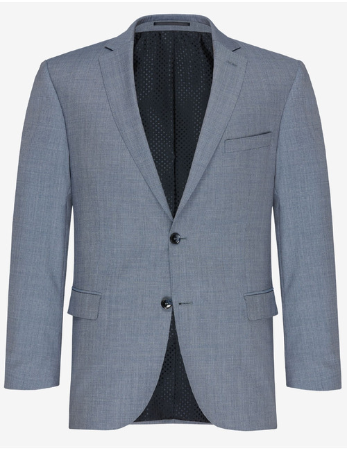 Klassieke blazer in scheerwol met moderne pasvorm
