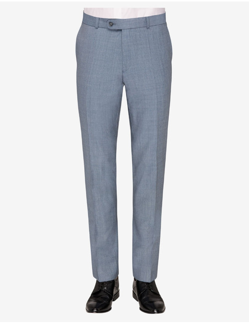 Kostuumbroek in scheerwol met moderne pasvorm