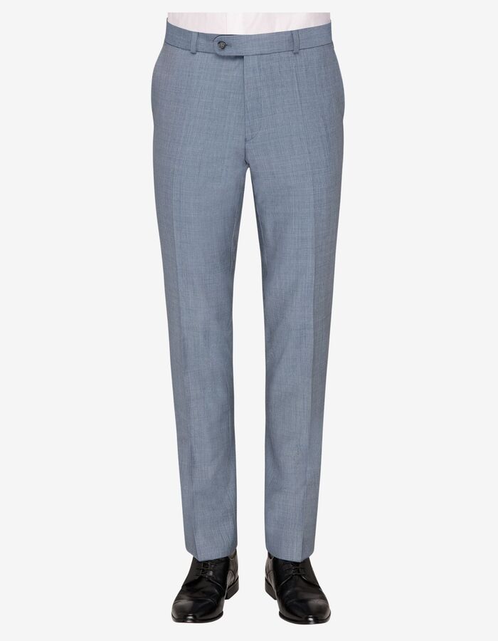 Kostuumbroek in scheerwol met moderne pasvorm