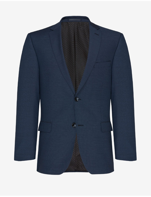 Kostuumvest in scheerwol met moderne pasvorm