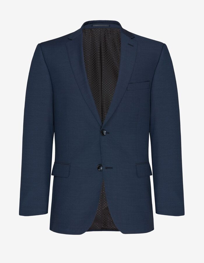 Kostuumvest in scheerwol met moderne pasvorm