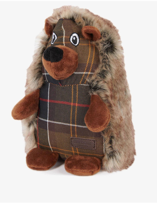 Egeltje hondenspeeltje in tartan