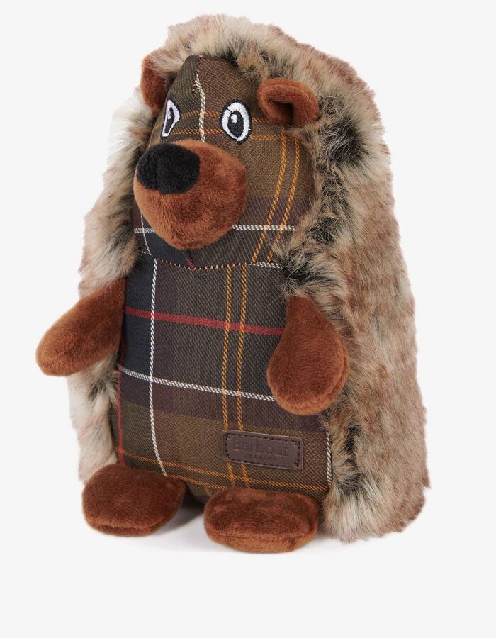 Egeltje hondenspeeltje in tartan