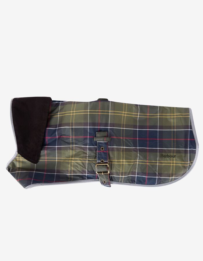 Waterdichte tartan hondenjas