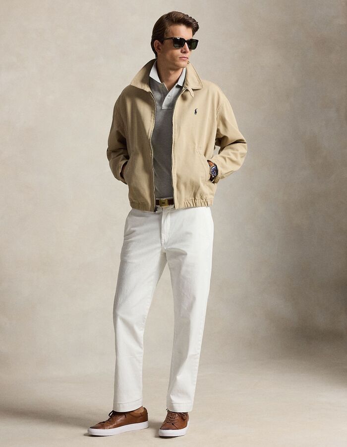 Iconische mesh polo met korte mouwen