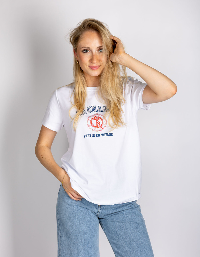 Rinascimento t-shirt korte mouw wit