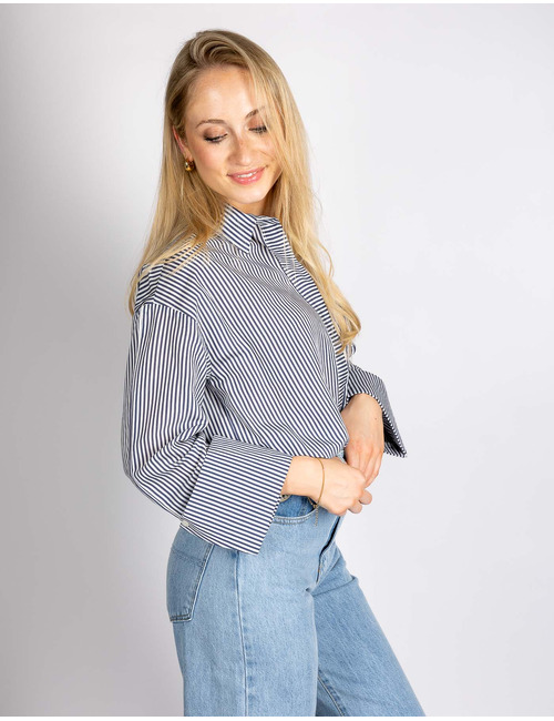 Rinascimento lange mouw bloes blauw