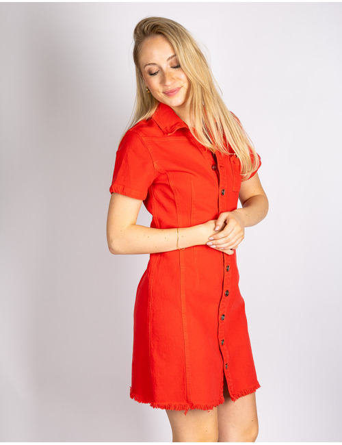 Rinascimento midi kleed rood