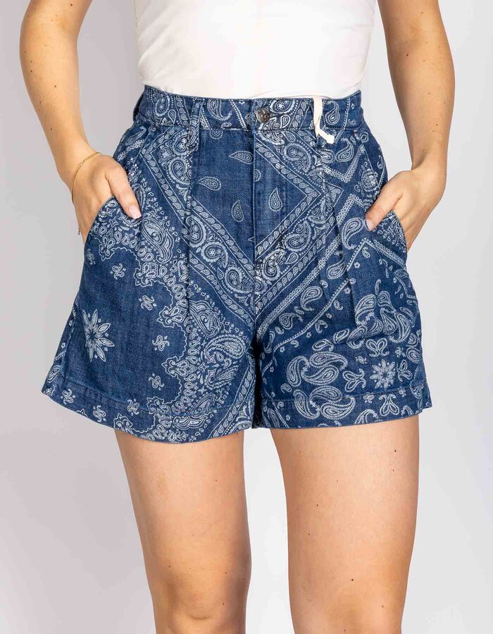 Rinascimento short blauw