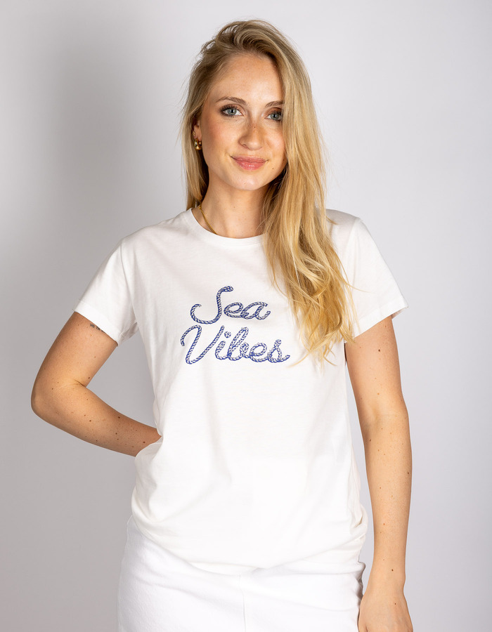 Rinascimento t-shirt korte mouw wit