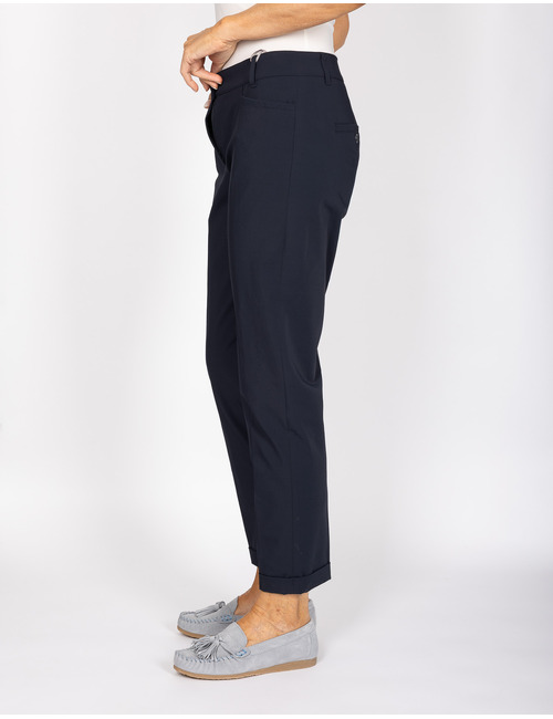 UTE 7/8 TECHNO - Slim fit chino broek in techno katoen