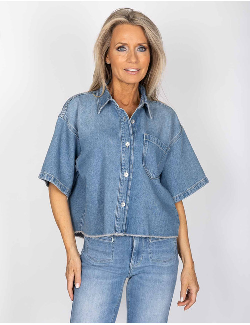 Raffaello Rossi broek blauw