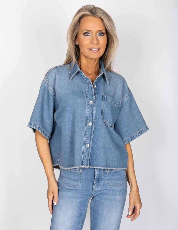 Raffaello Rossi broek blauw