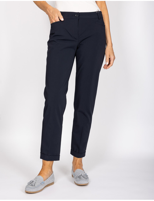 UTE 7/8 TECHNO - Pantalon chino slim fit en coton technique