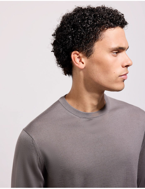 The Royal Merino Sweater Superfine 120’s Taupe