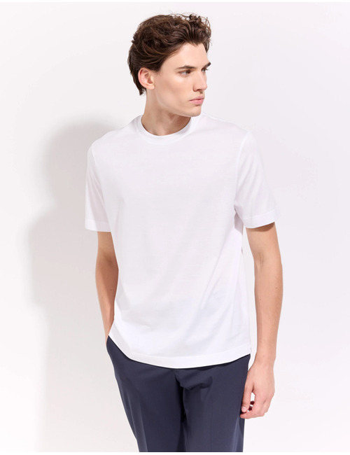The Supima Jersey T-Shirt Mercerized Super Light White