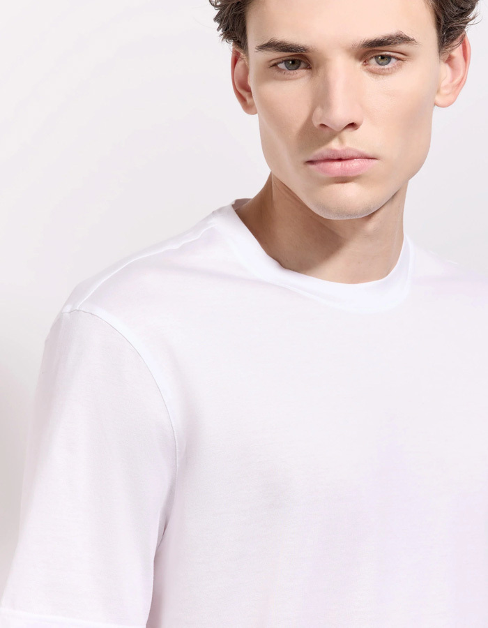 The Supima Jersey T-Shirt Mercerized Super Light White