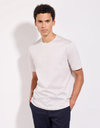 The Supima Jersey T-Shirt Mercerized Super Light Ivory