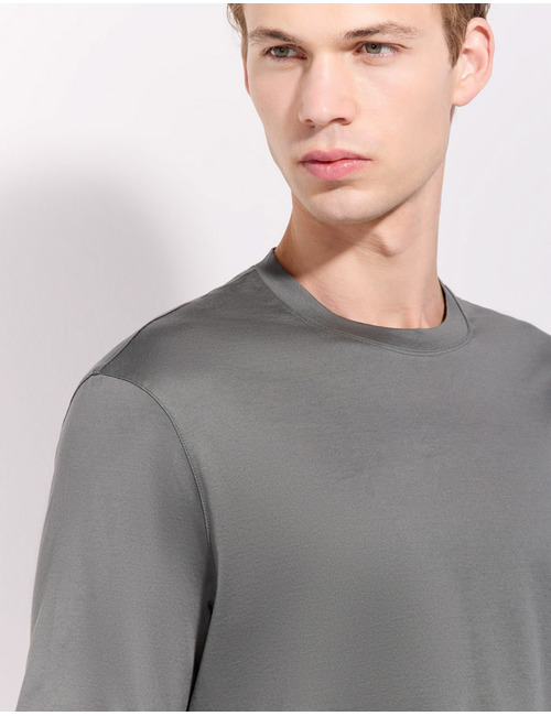 The Supima Jersey T-Shirt Mercerized Super Light Military Green