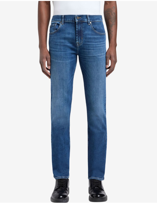 SLIMMY SIGNAL Slim jeans met luxe performance stretch en 5-pocket design