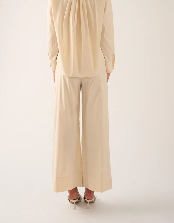 Marcello - Elegante wijde broek in soepele stof
