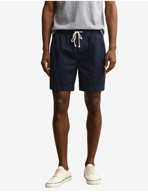 Sunfaded short met trekkoord