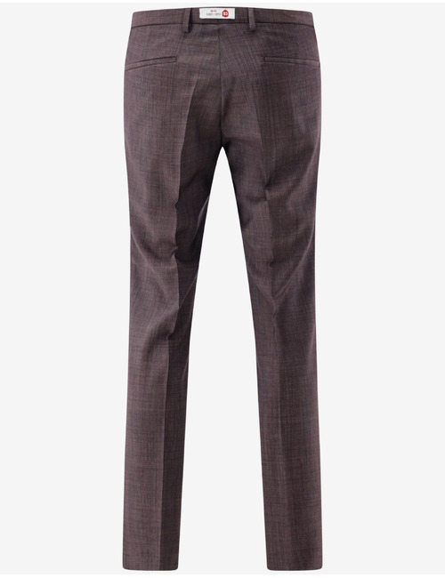 CG Pascal slim fit kostuumbroek flatfront – bordeaux