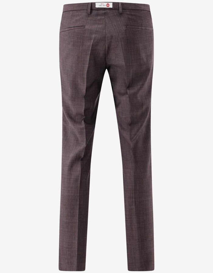 CG Pascal slim fit kostuumbroek flatfront – bordeaux