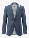 CG Paul slim fit kostuumvest met stretch – blauw