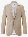 CG Paul slim fit kostuumvest met stretch – beige