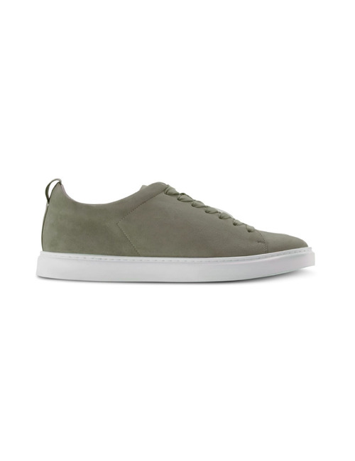 CG Uwin suède sneakers met leren voering – lichtgroen