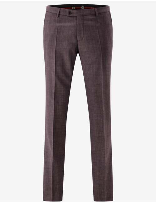 CG Pascal slim fit kostuumbroek flatfront – bordeaux